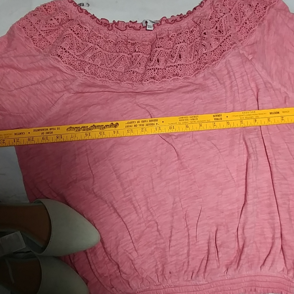 Sonoma pink off the shoulder top🎉 final price - Picture 4 of 4
